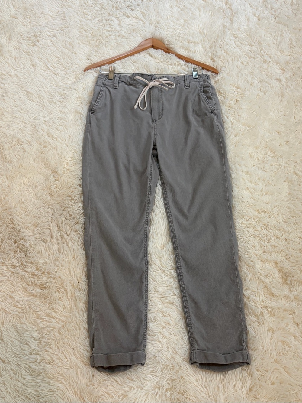 PAIGE Women's Gray Drawstring Pants